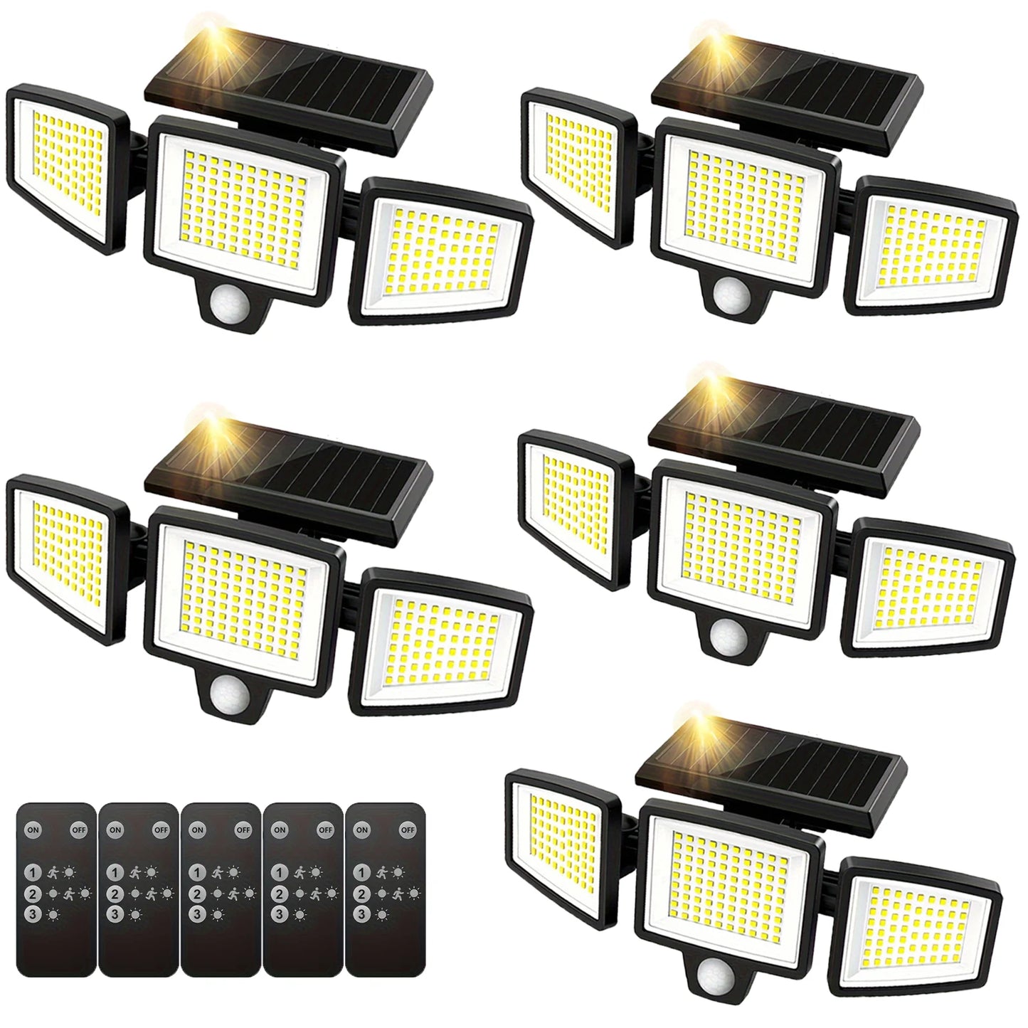 SZRSTH Solar Outdoor Light With Motion Sensor And Wireless Remote