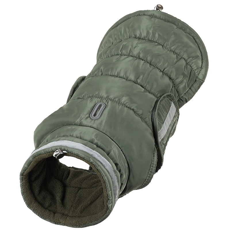 DogLemi Fleece Winter Dog Coat Waterproof Reflective Jacket