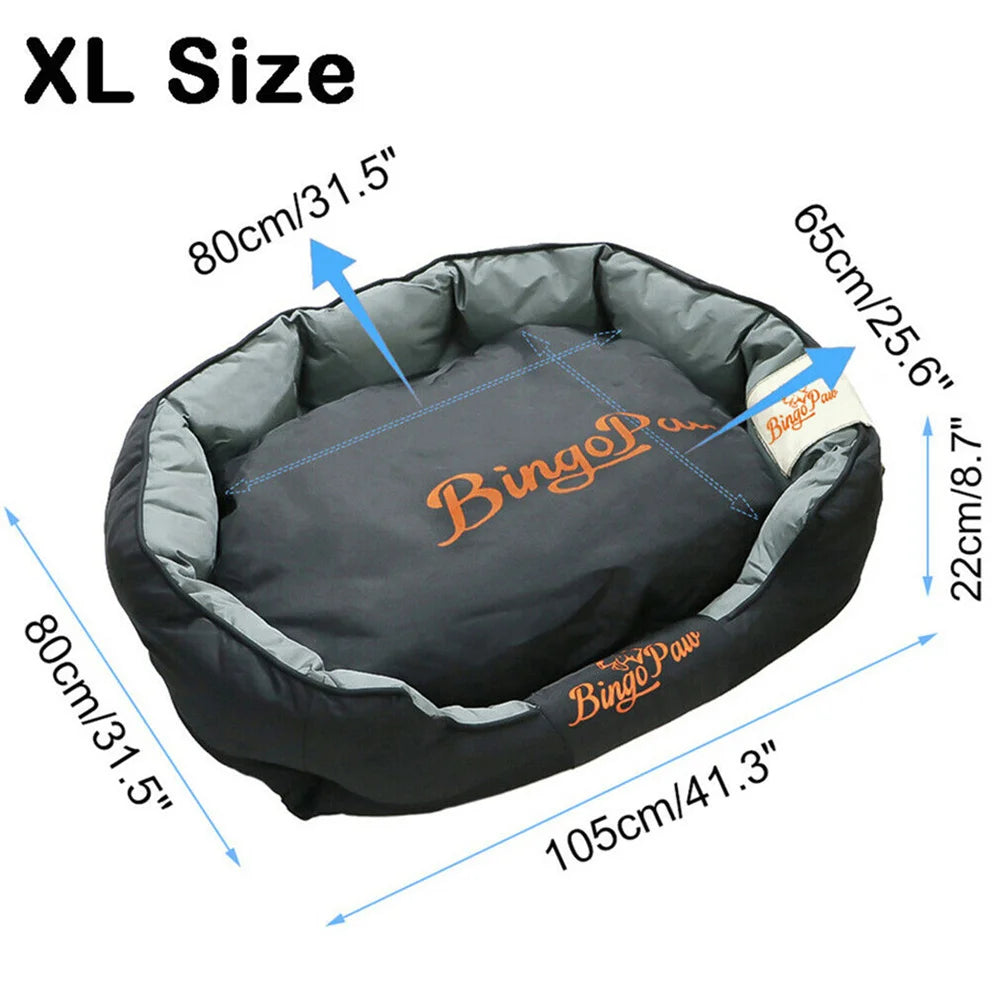 Borwart Waterproof Orthopedic Dog Bed With Removable Washable Cover