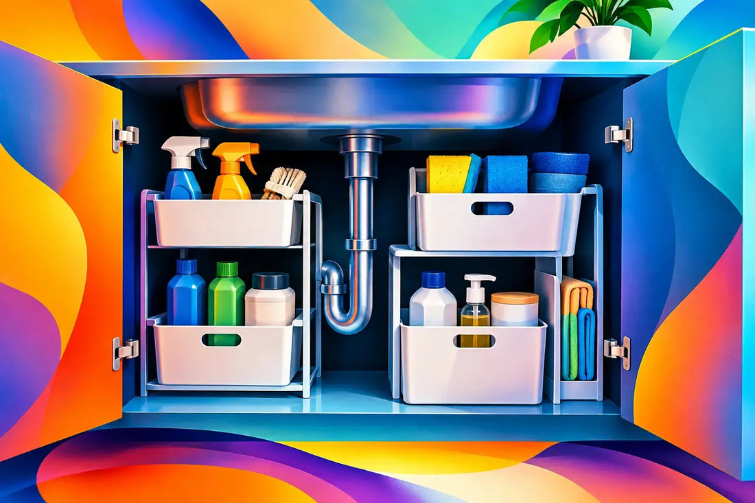 8 Best Under Sink Organizers for Tidy Cabinets
