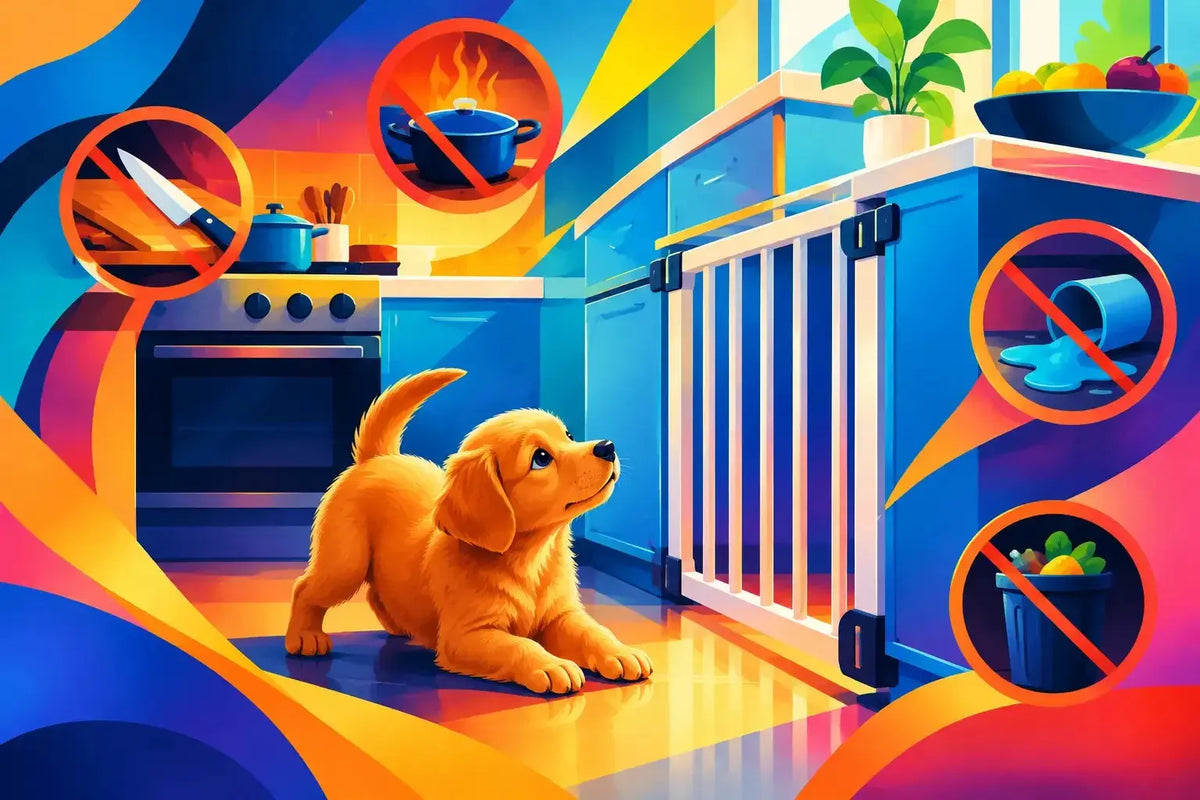 How to Puppy Proof a Kitchen Safely