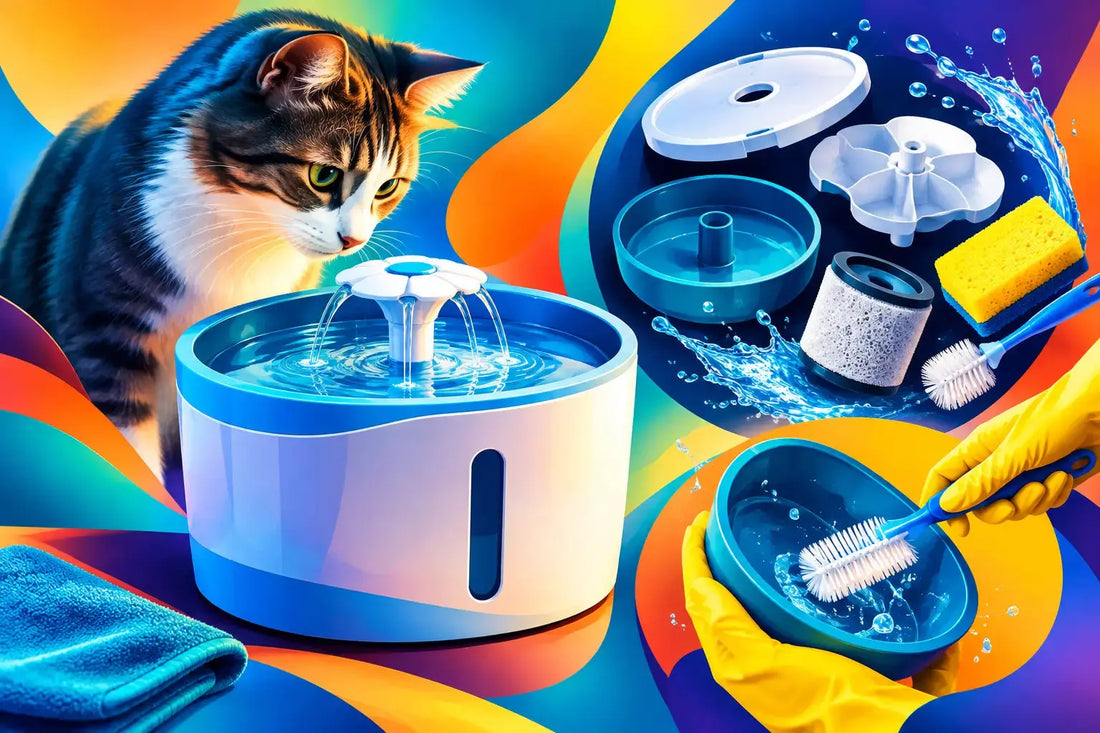 How to Clean Cat Fountain Parts the Right Way