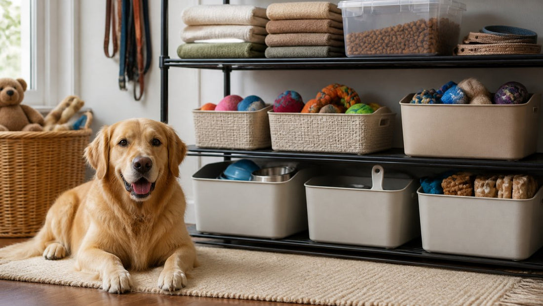How to Organize Pet Supplies at Home