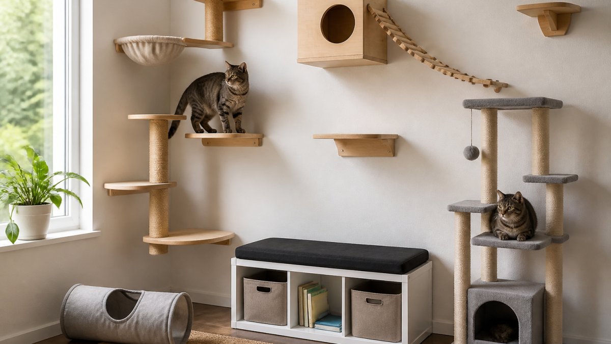 Space-Saving Solutions for Cat Owners