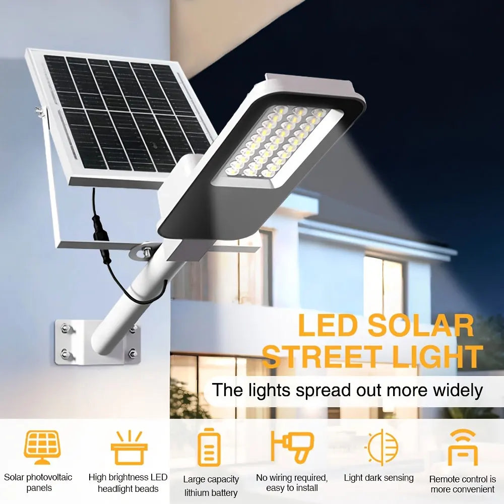 Outdoor Solar Street Lamps 4 Pack 6000mAh Waterproof