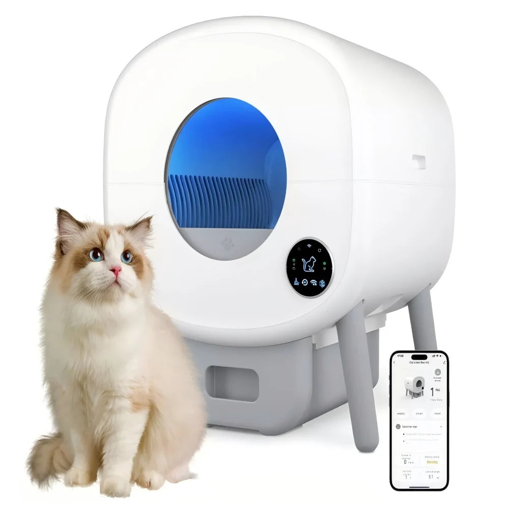 Automatic Cat Litter Box With App