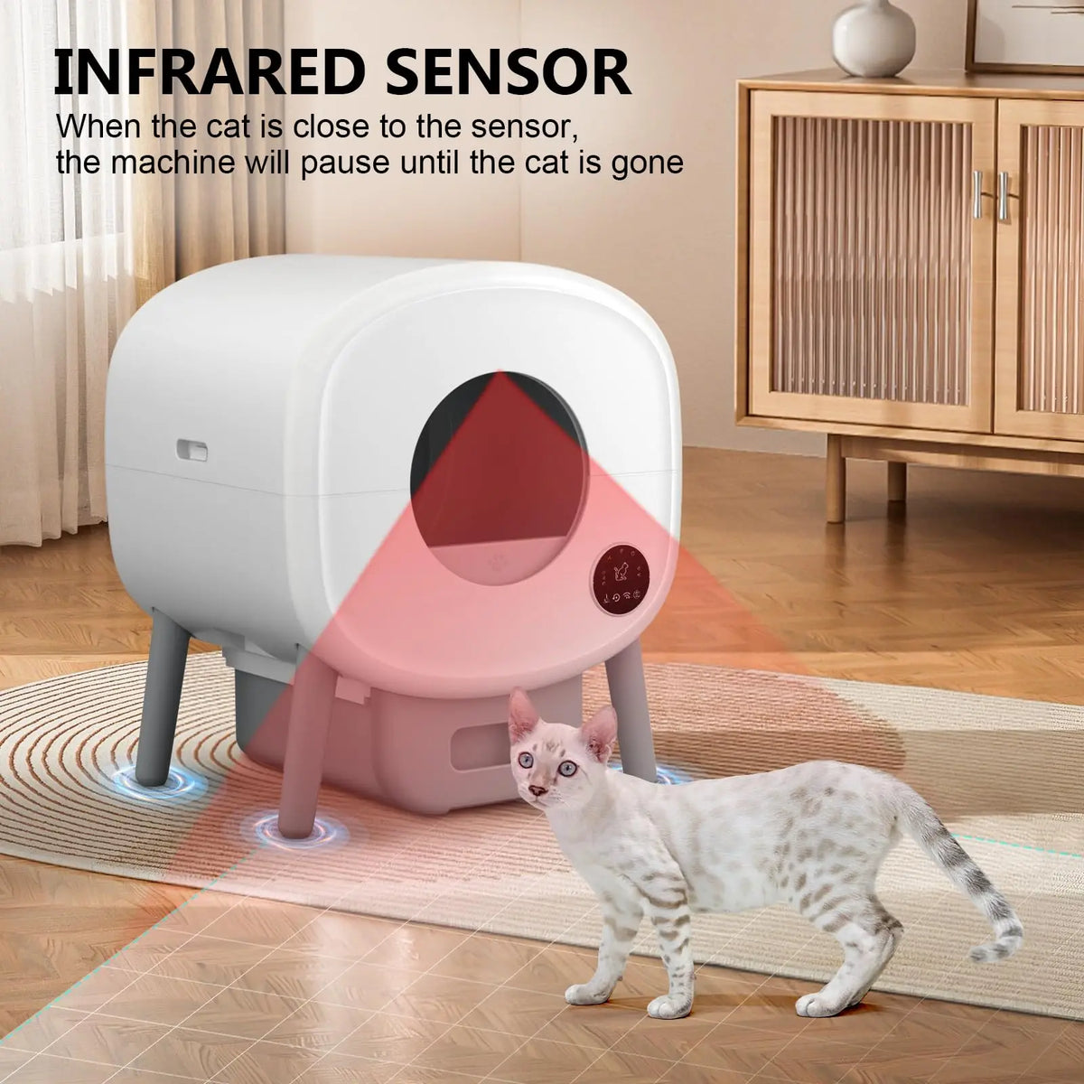 Automatic Cat Litter Box With App