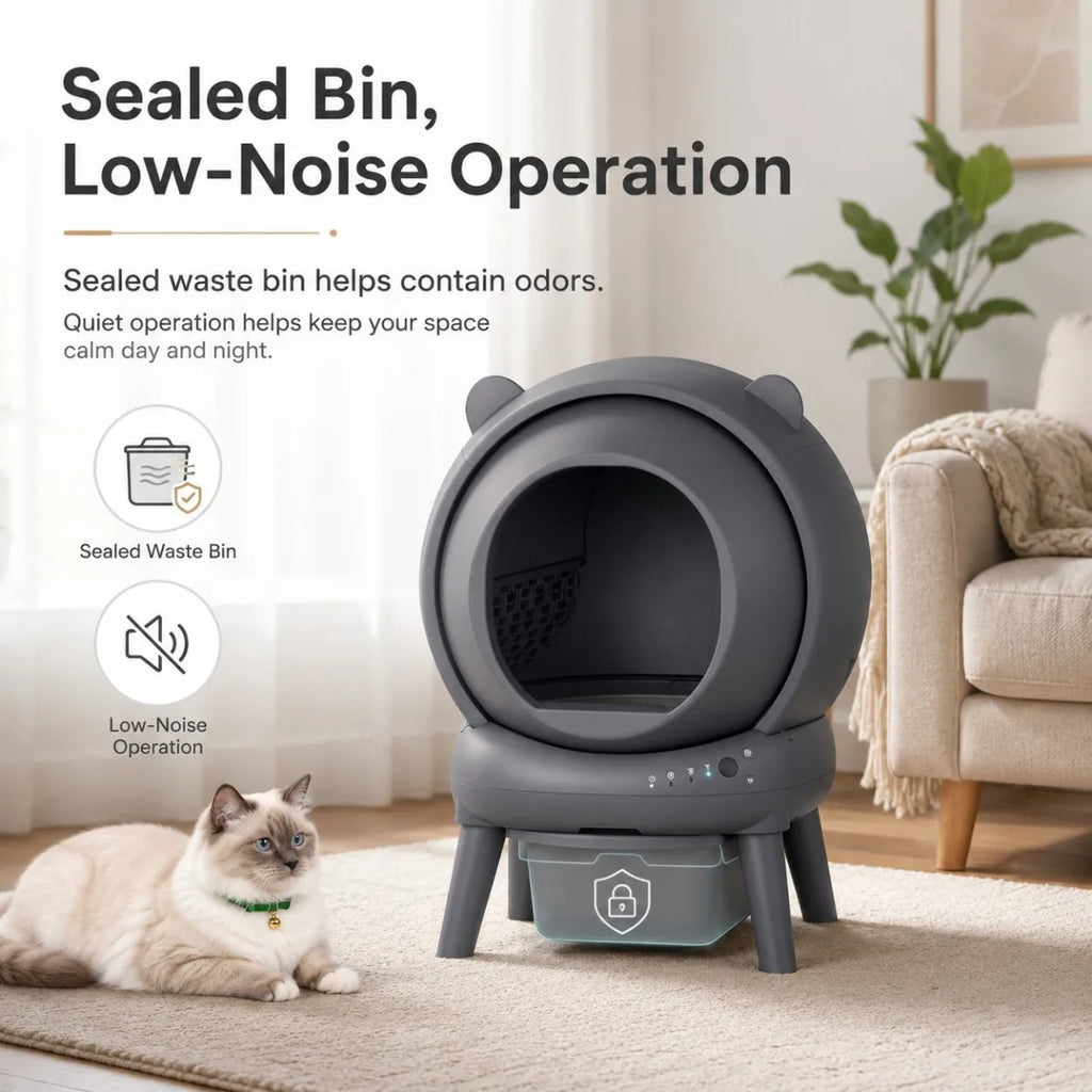 Automatic Self Cleaning Cat Litter Box