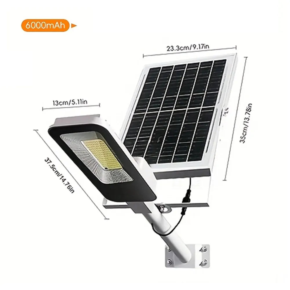 Outdoor Solar Street Lamps 4 Pack 6000mAh Waterproof