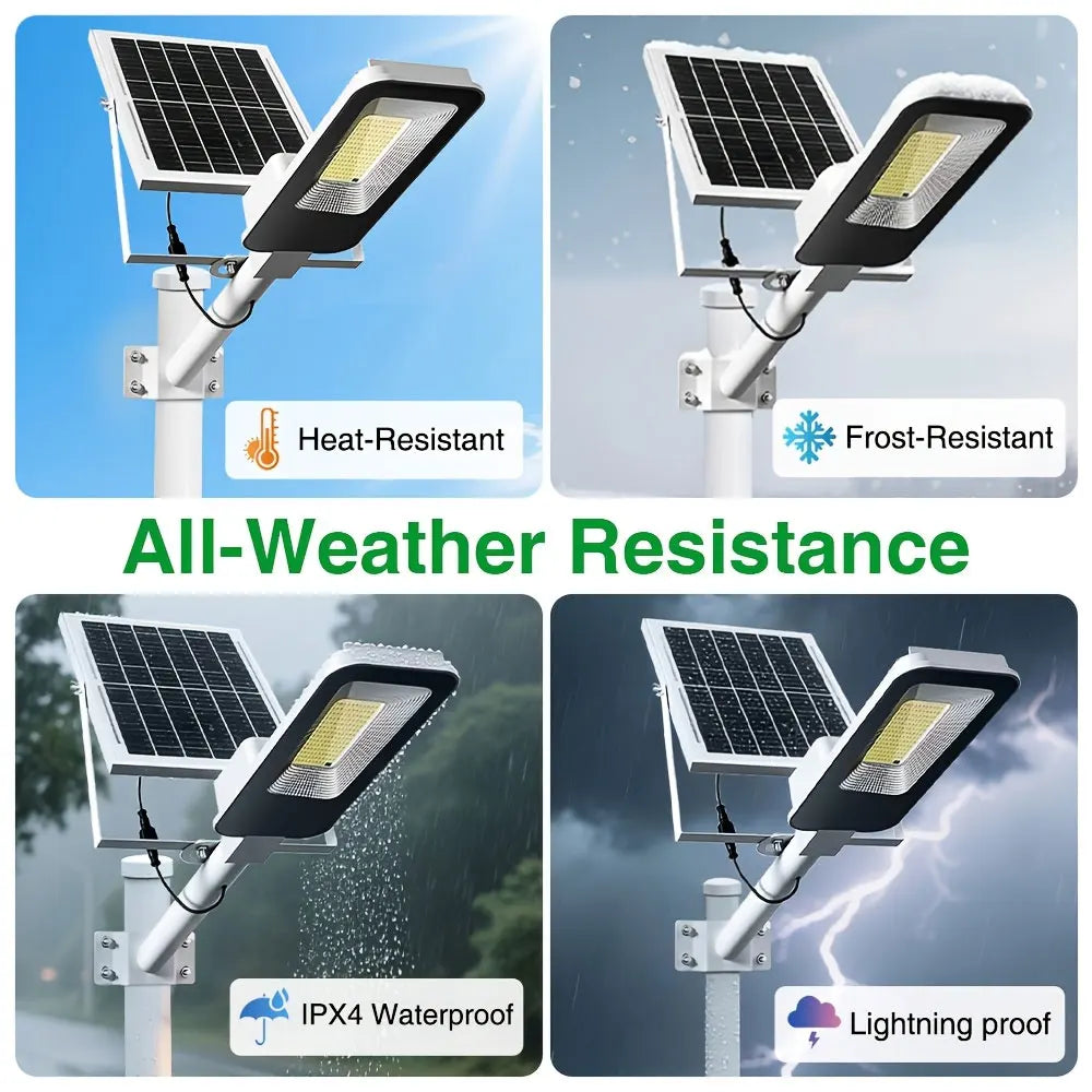 Outdoor Solar Street Lamps 4 Pack 6000mAh Waterproof