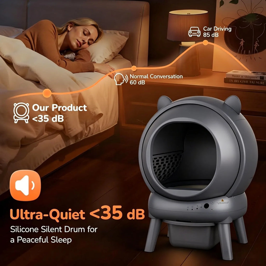 Automatic Self Cleaning Cat Litter Box