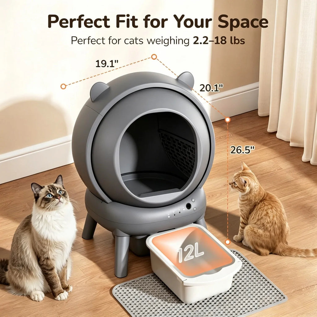 Automatic Self Cleaning Cat Litter Box