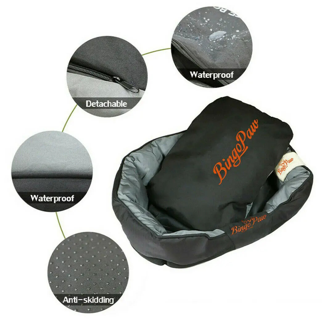 BINGOPAW Waterproof Orthopedic Sofa Dog Bed Washable Cushioned Mat