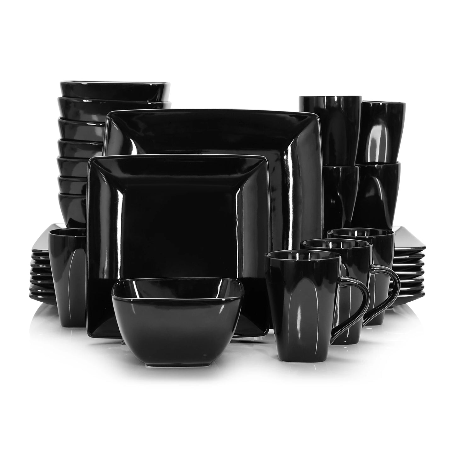 Malacasa Soho Ceramic Dinnerware Set Porcelain Dinnerware Collection