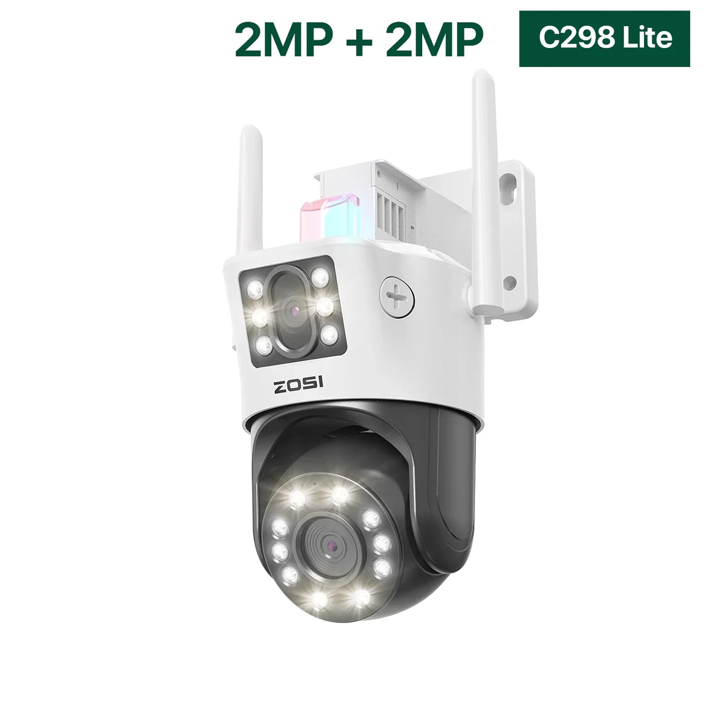 ZOSI C298 Max 4K 8MP Dual Lens PTZ Outdoor Surveillance