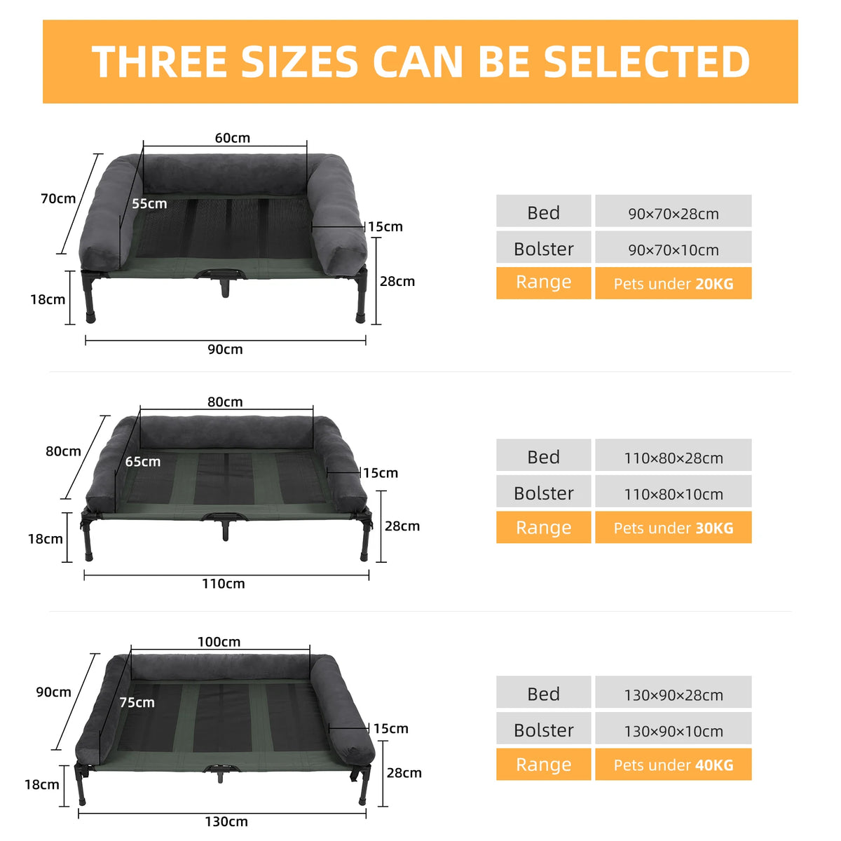 Elevated Cooling Dog Bed