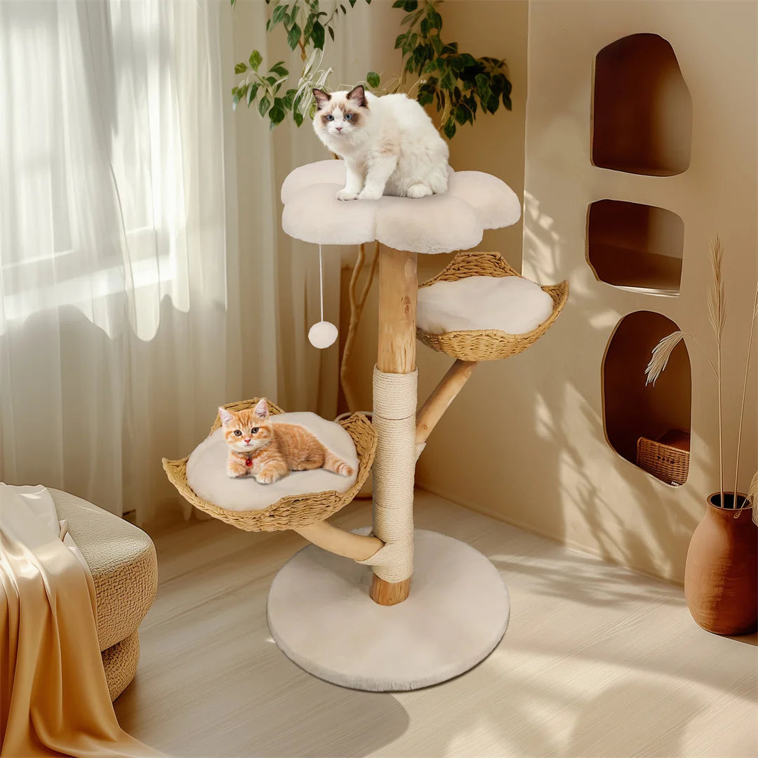BingoPaw Modern Cat Tree Climbing Activity Center With Scratching Post Pet and Home Outlet