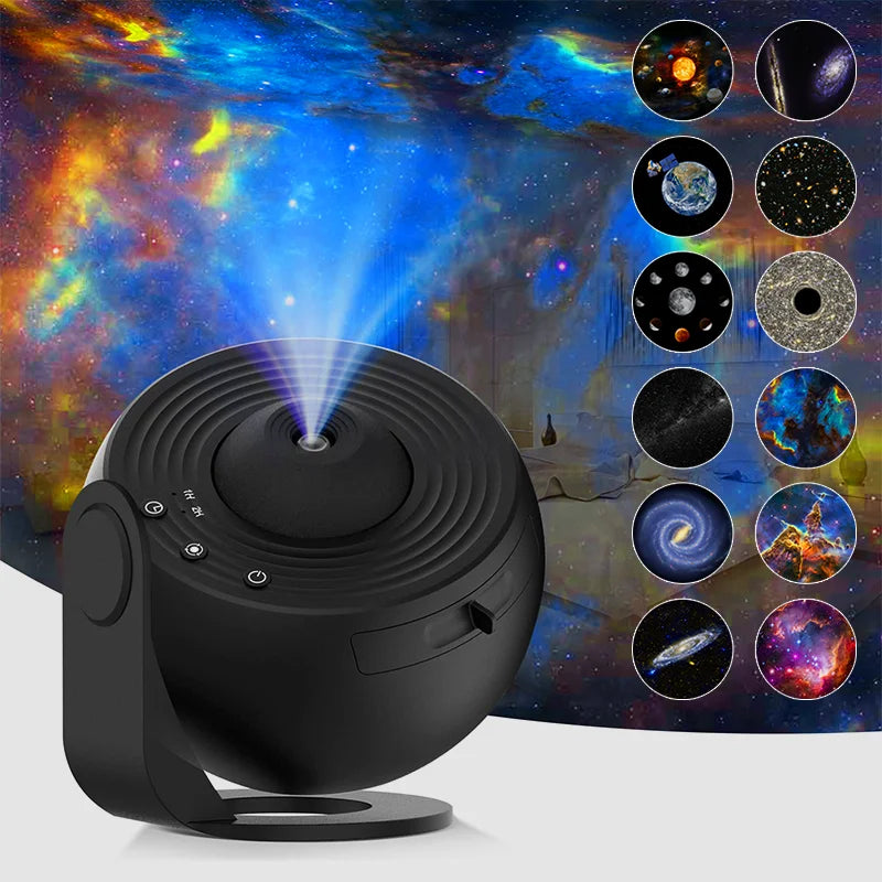 Night Light Galaxy Projector Starry Sky Projector 360° Rotate Planetarium Lamp For Kids Bedroom Valentines Day Gift Wedding Deco Pet and Home Outlet