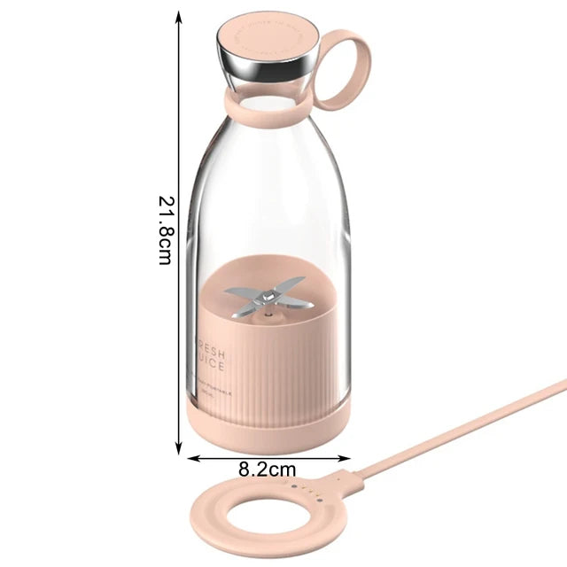 Zoeydam Portable USB Electric Juicer Blender Fruit Mixer