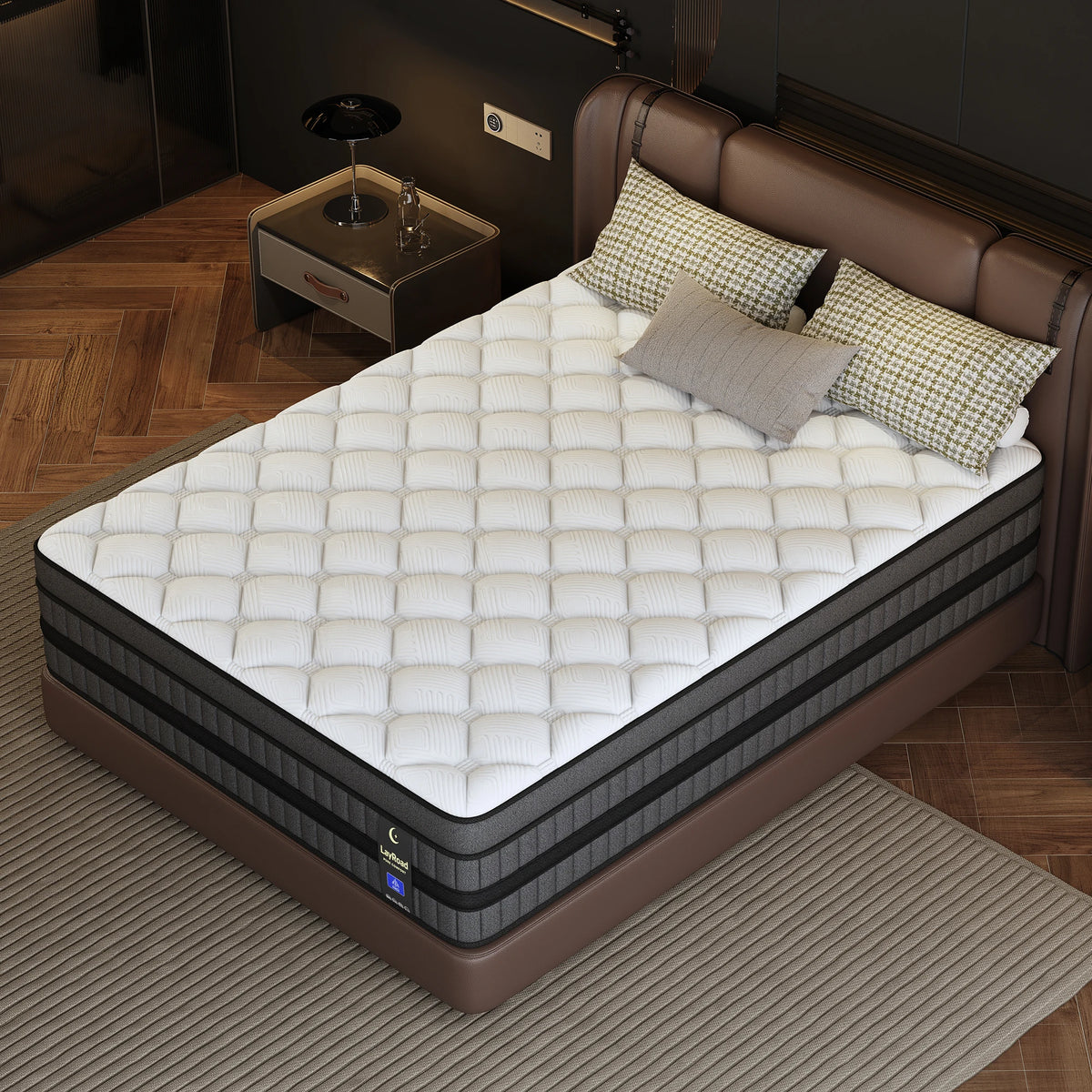 LAYROAD Hybrid Memory Foam Mattress 