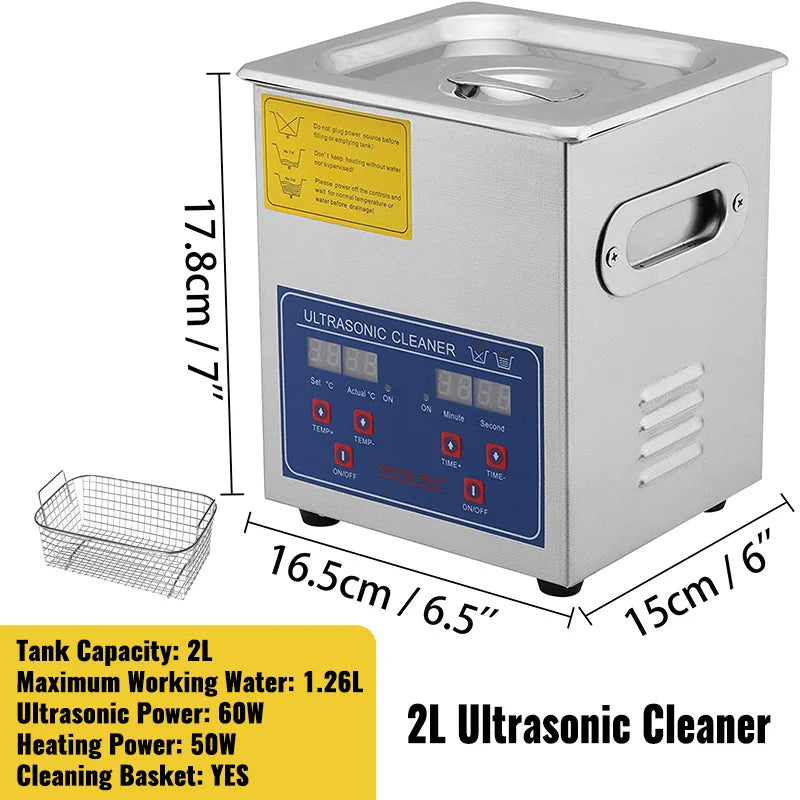 SucceBuy Ultrasonic Cleaner For Dishes And Home Cleaning