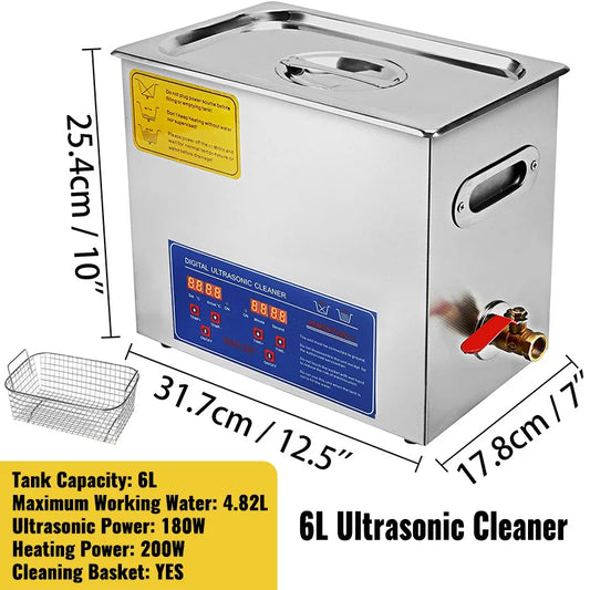 SucceBuy Ultrasonic Cleaner For Dishes And Home Cleaning