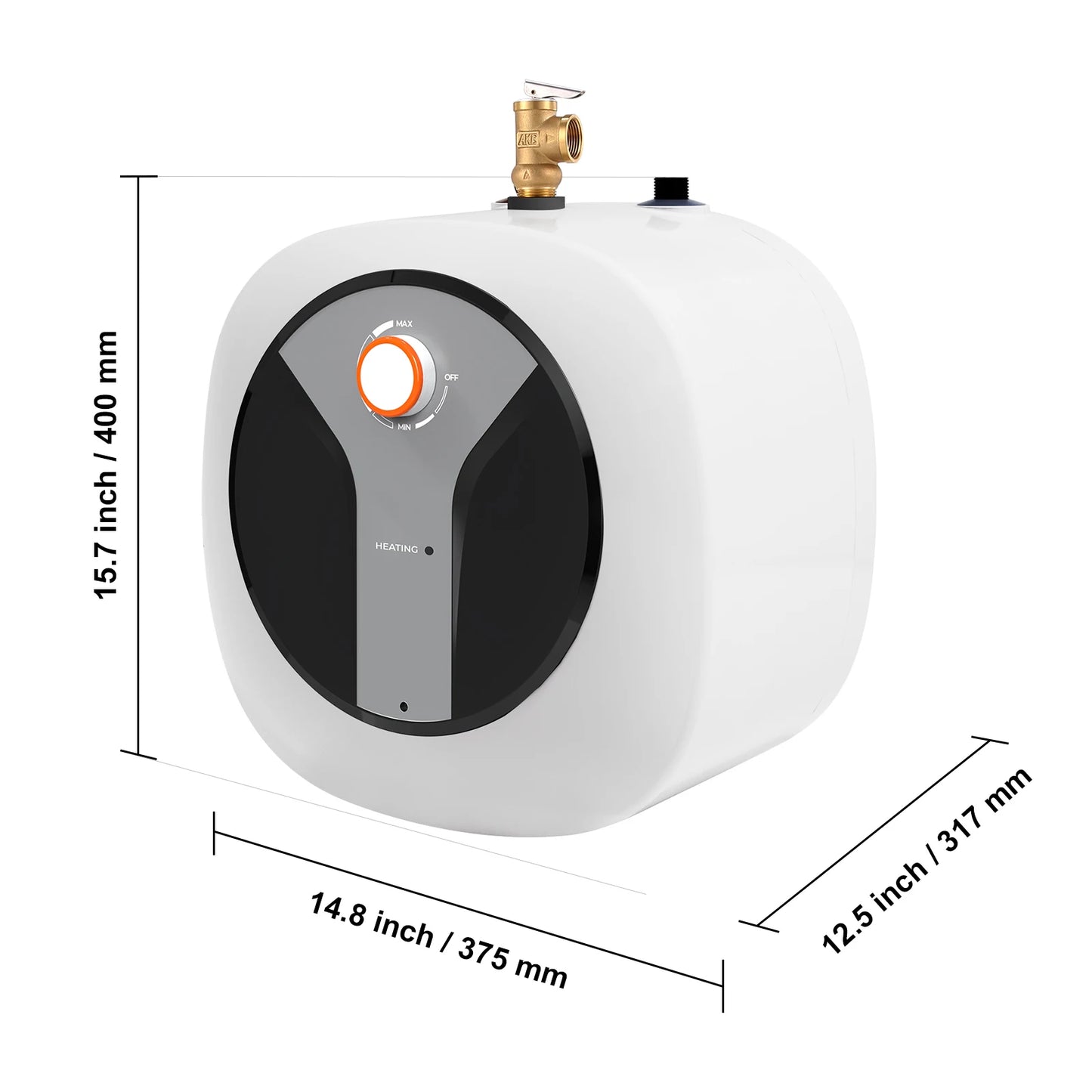 SucceBuy Electric Mini Tank Water Heater For Kitchen And Bath