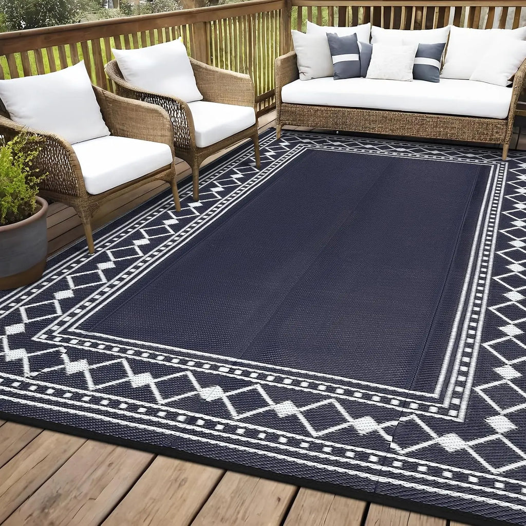 9x18/8X10FT Waterproof Plastic Straw Luxury Living Room Carpet Washable Decoration Coffee Tables Bedroom Rug Outdoor Mat Hotel Homestay Decorative Pet and Home Outlet