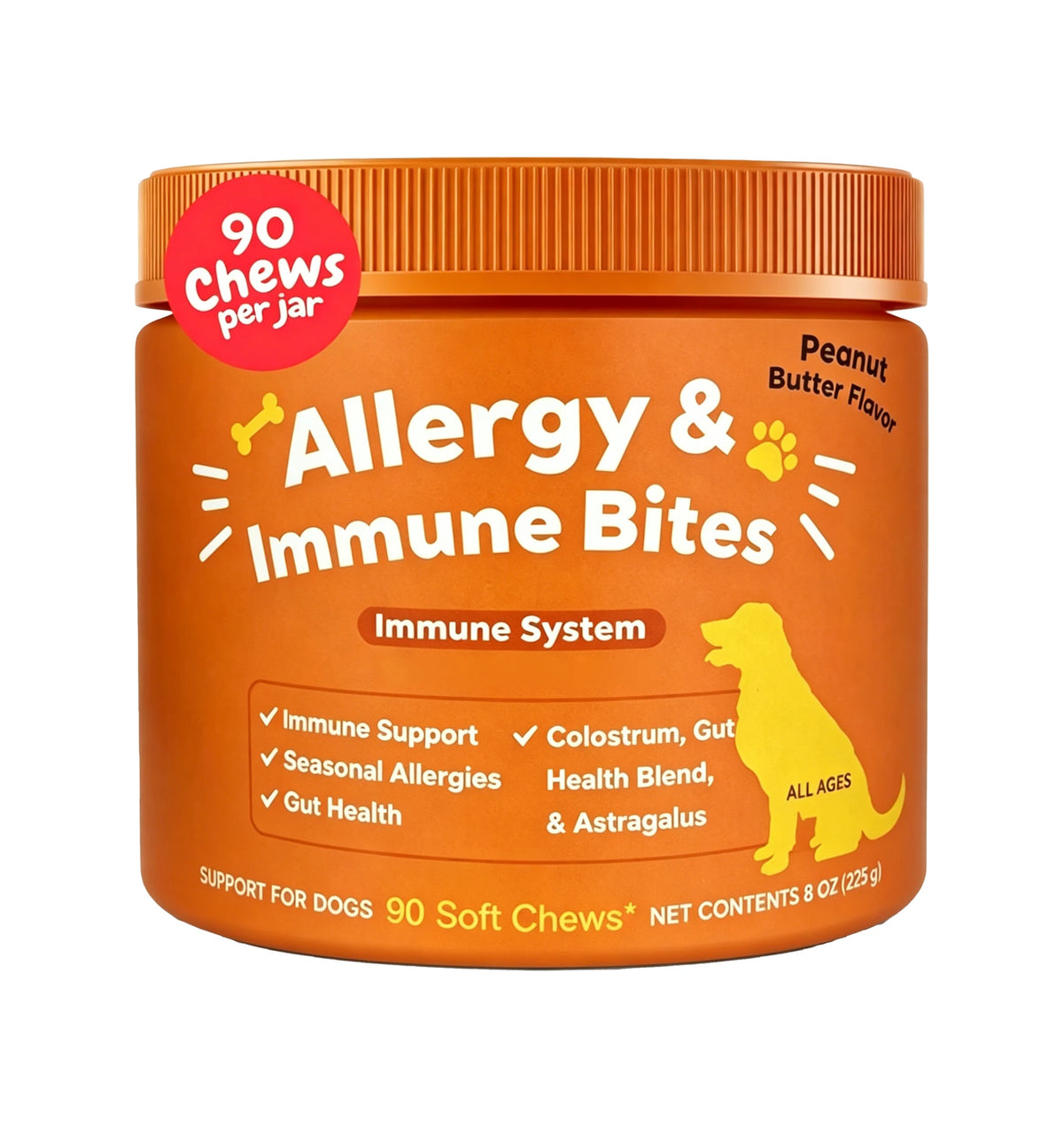 Dog Probiotic & Immune Support Soft Chews, 90 Count Pet and Home Outlet