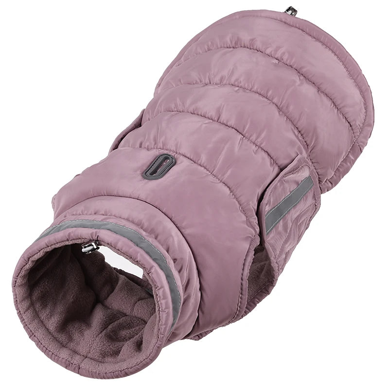 DogLemi Fleece Winter Dog Coat Waterproof Reflective Jacket