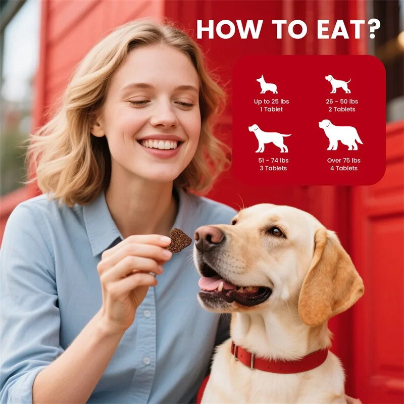Xemenry Cranberry Chewable Tablets for Dogs, 100 Count Pet and Home Outlet