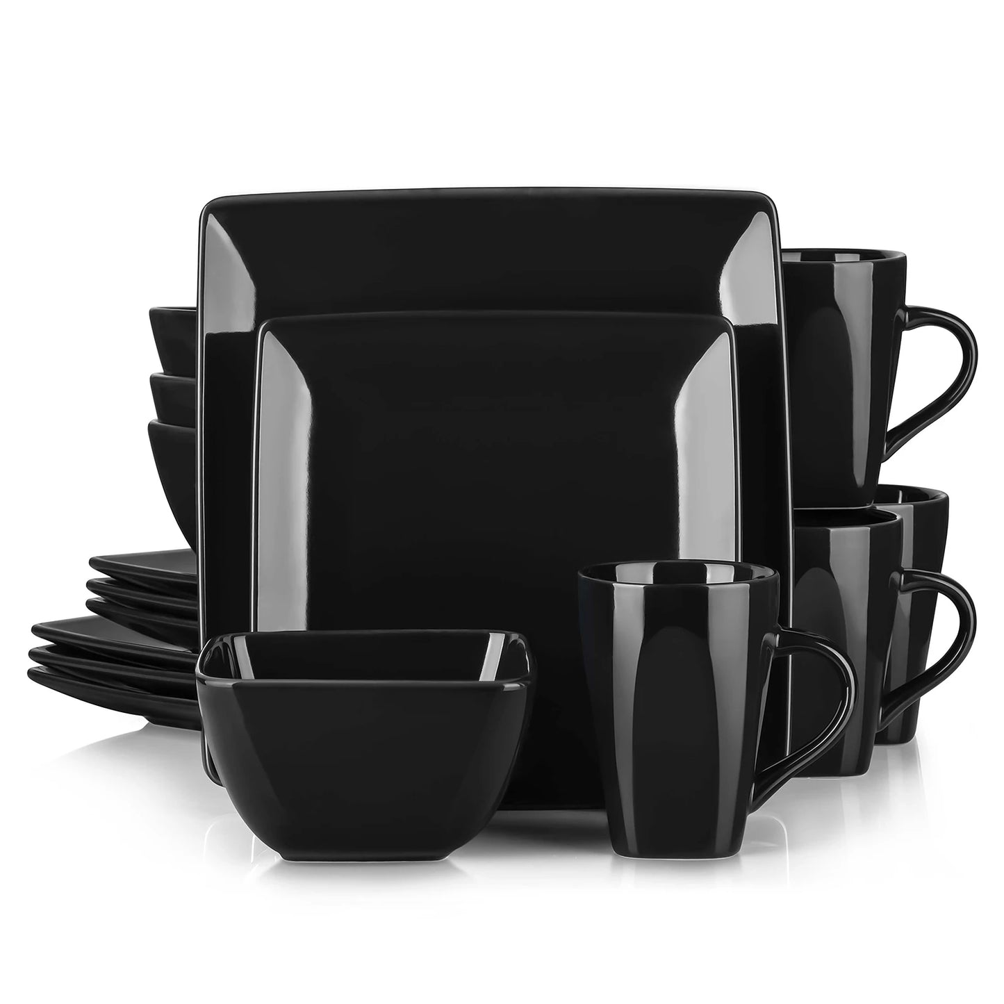 Malacasa Soho Ceramic Dinnerware Set Porcelain Dinnerware Collection