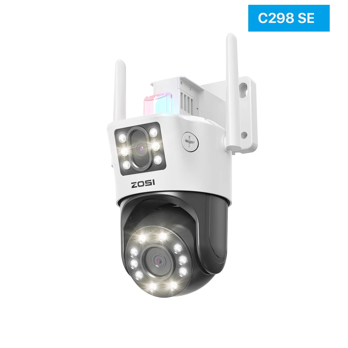 ZOSI C298 Max 4K 8MP Dual Lens PTZ Outdoor Surveillance