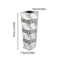Modern Mirrored Crystal Floor Vase