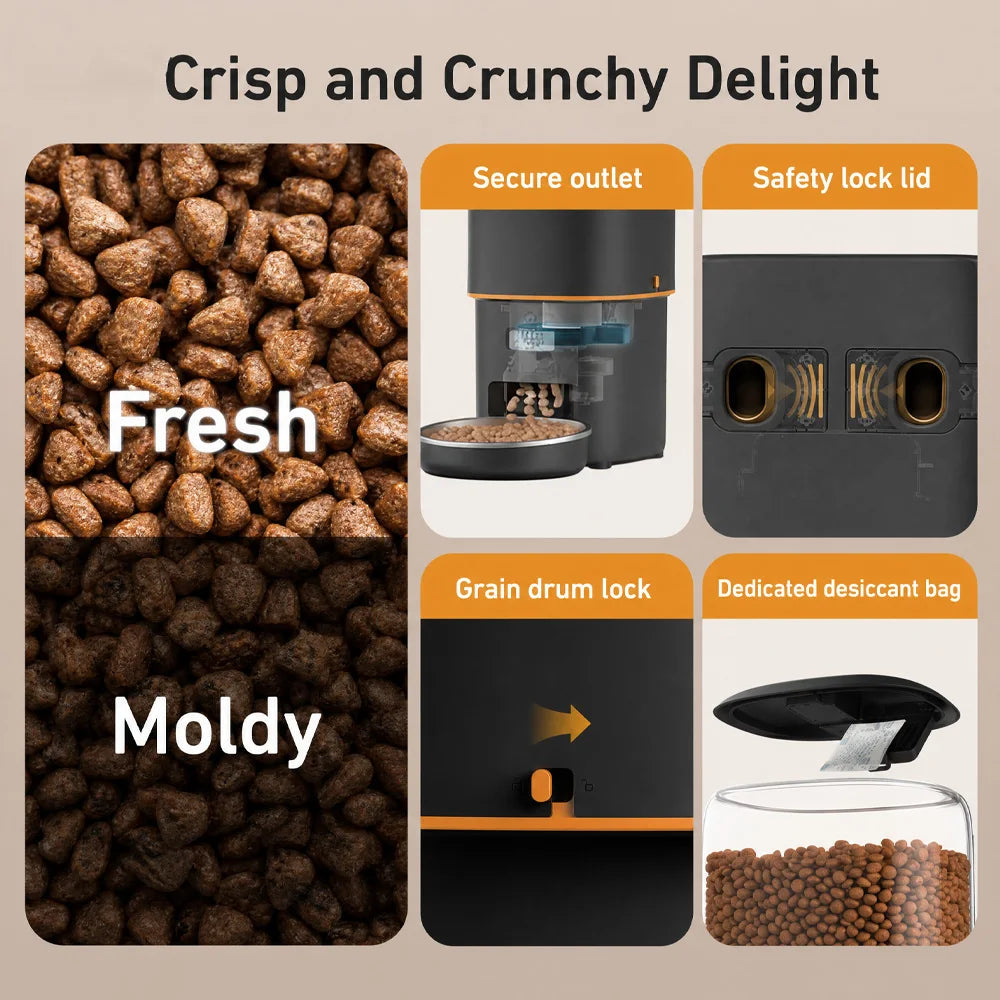 Nityers 4L Automatic Cat Feeder