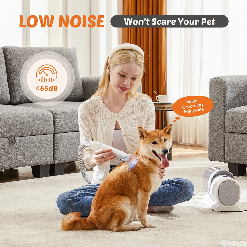 JHK Pet Grooming Vacuum Kit 