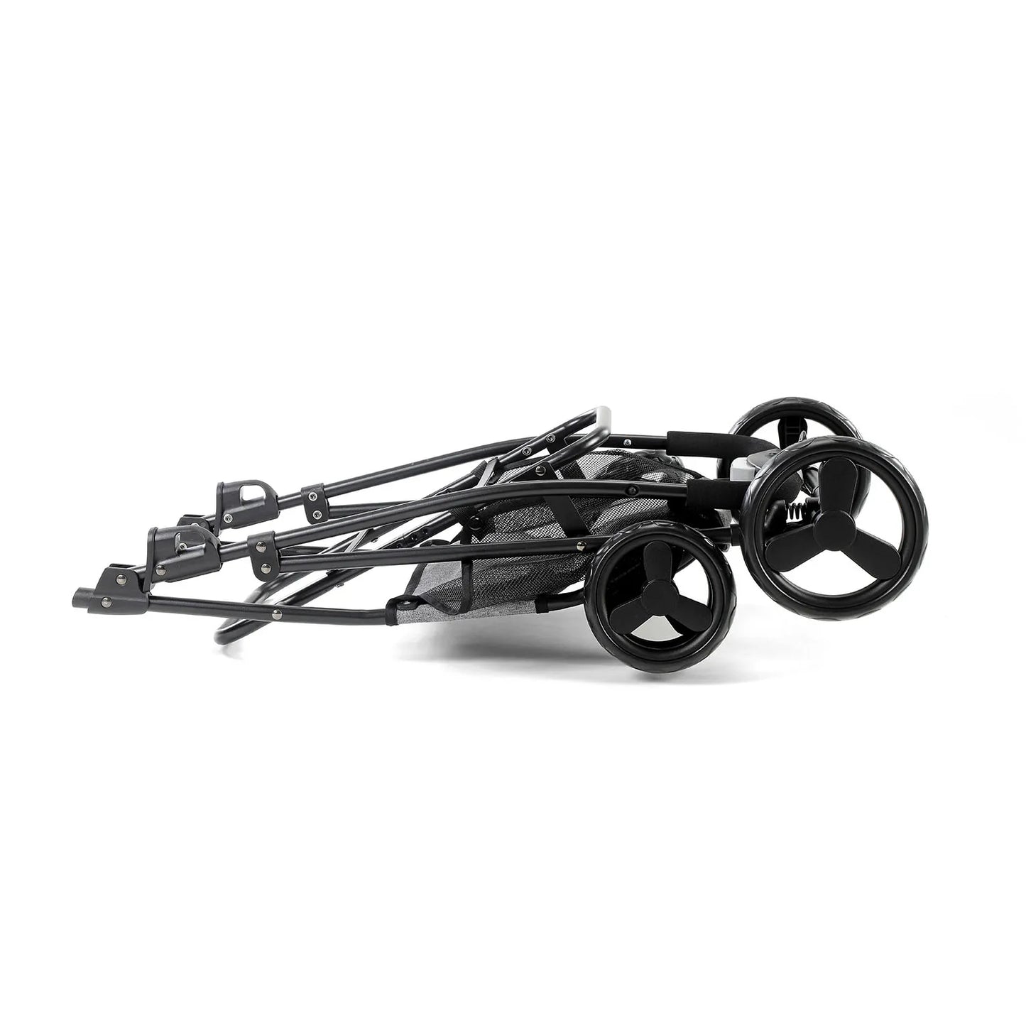 Pet Stroller With Removable Carrier For Dogs And Cats