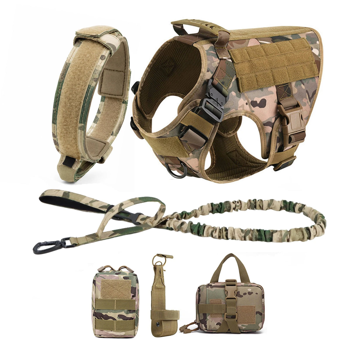 Adjustable Tactical Dog Harness 