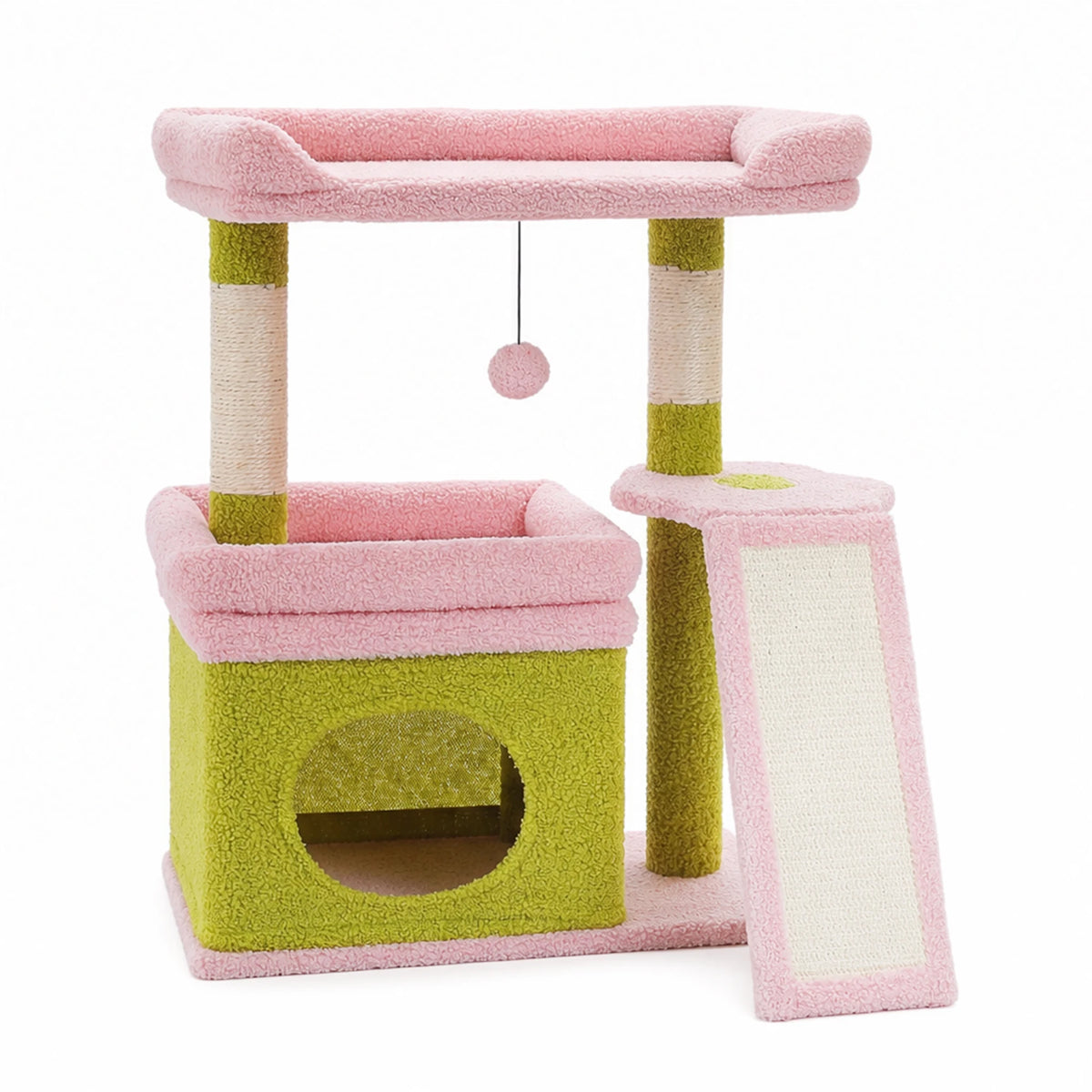 Small Indoor Cat Tree with Condo
