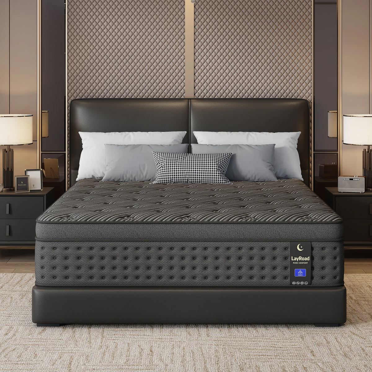LayRoad Memory Foam Pocket Spring Mattress
