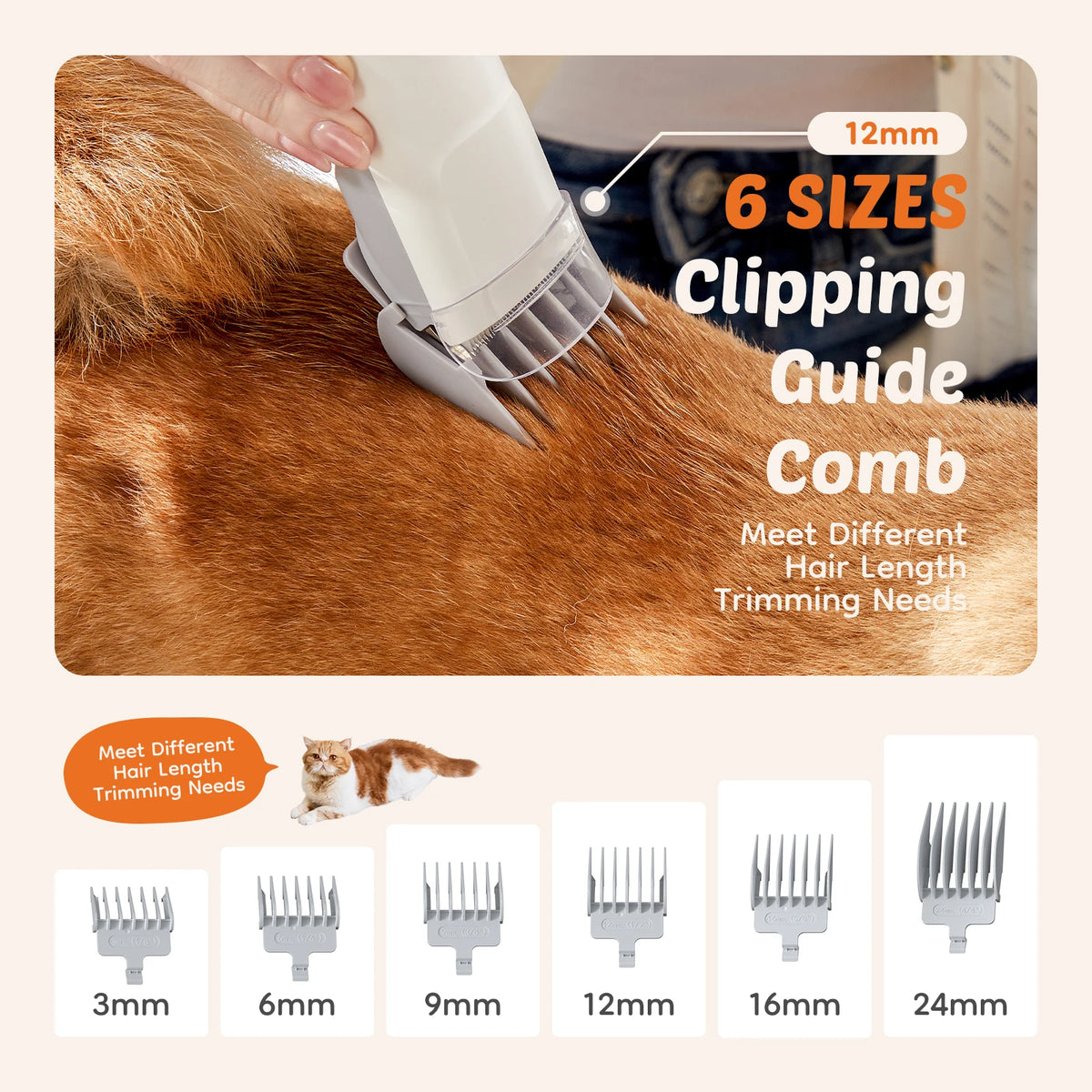 JHK Pet Grooming Vacuum Kit 
