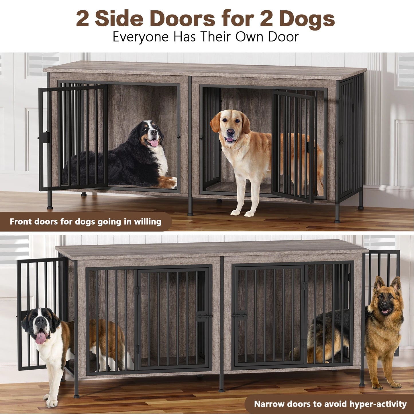 Heavy Duty Dog Kennel Table Television Stand And Plant Stand