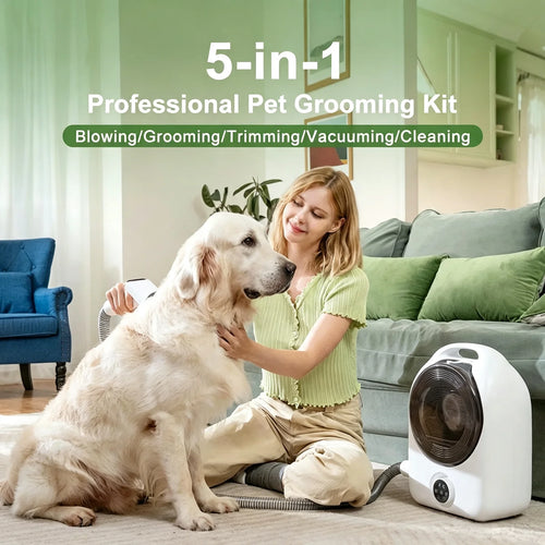 5-in-1 Pet Grooming Vacuum Kit