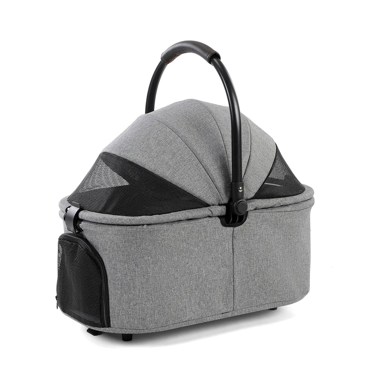 Pet Stroller With Removable Carrier For Dogs And Cats
