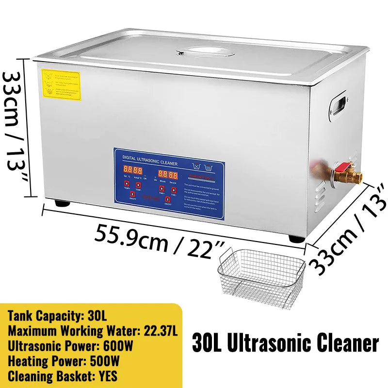 SucceBuy Ultrasonic Cleaner For Dishes And Home Cleaning