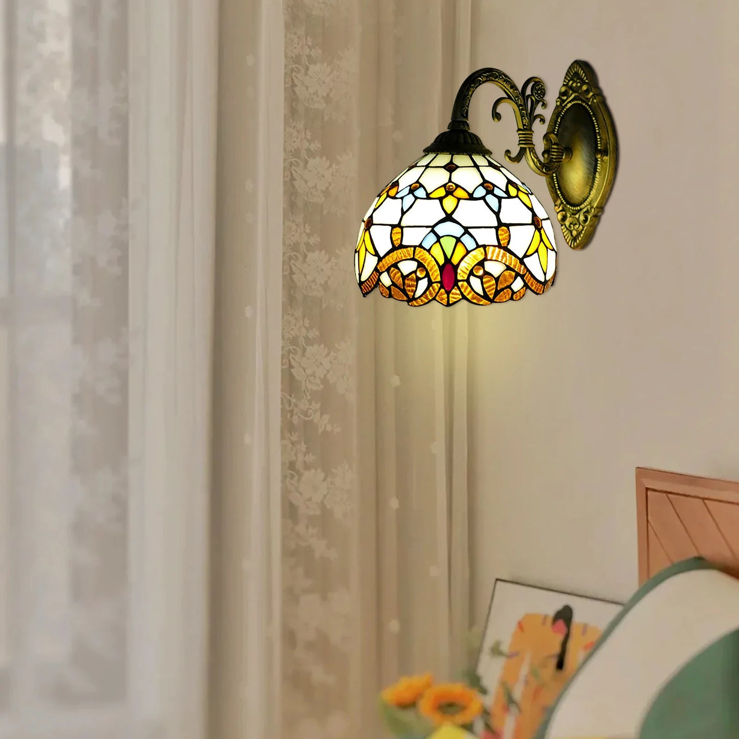 Vintage Dome Wall Lamp for Living Room and Hallway