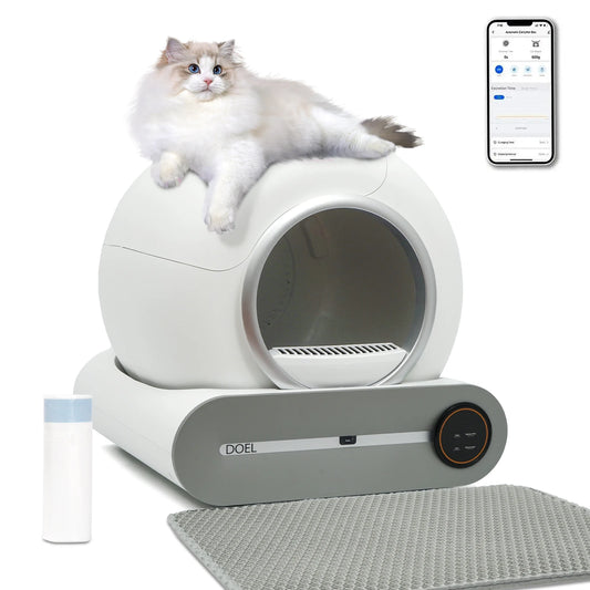 Doel Self Cleaning Smart Cat Litter Box With App Control
