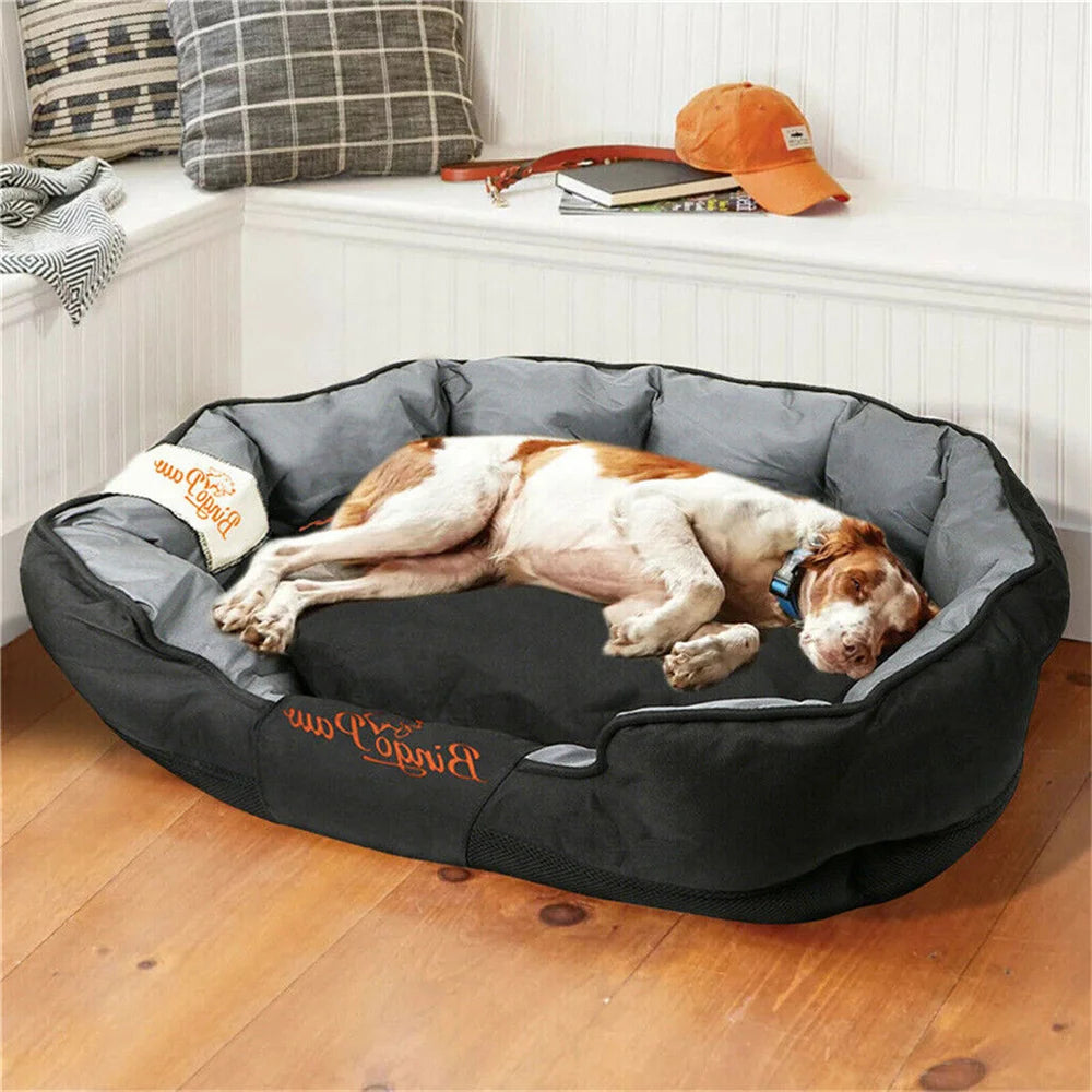 Borwart Waterproof Orthopedic Dog Bed With Removable Washable Cover