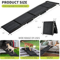 HiMISS Upgraded Folding Dog Ramp For Cars With Non-Slip Surface Pet and Home Outlet