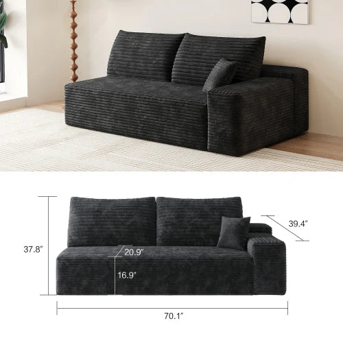 YQXH Cloud Modular Sectional Sofa With Plush Memory Foam